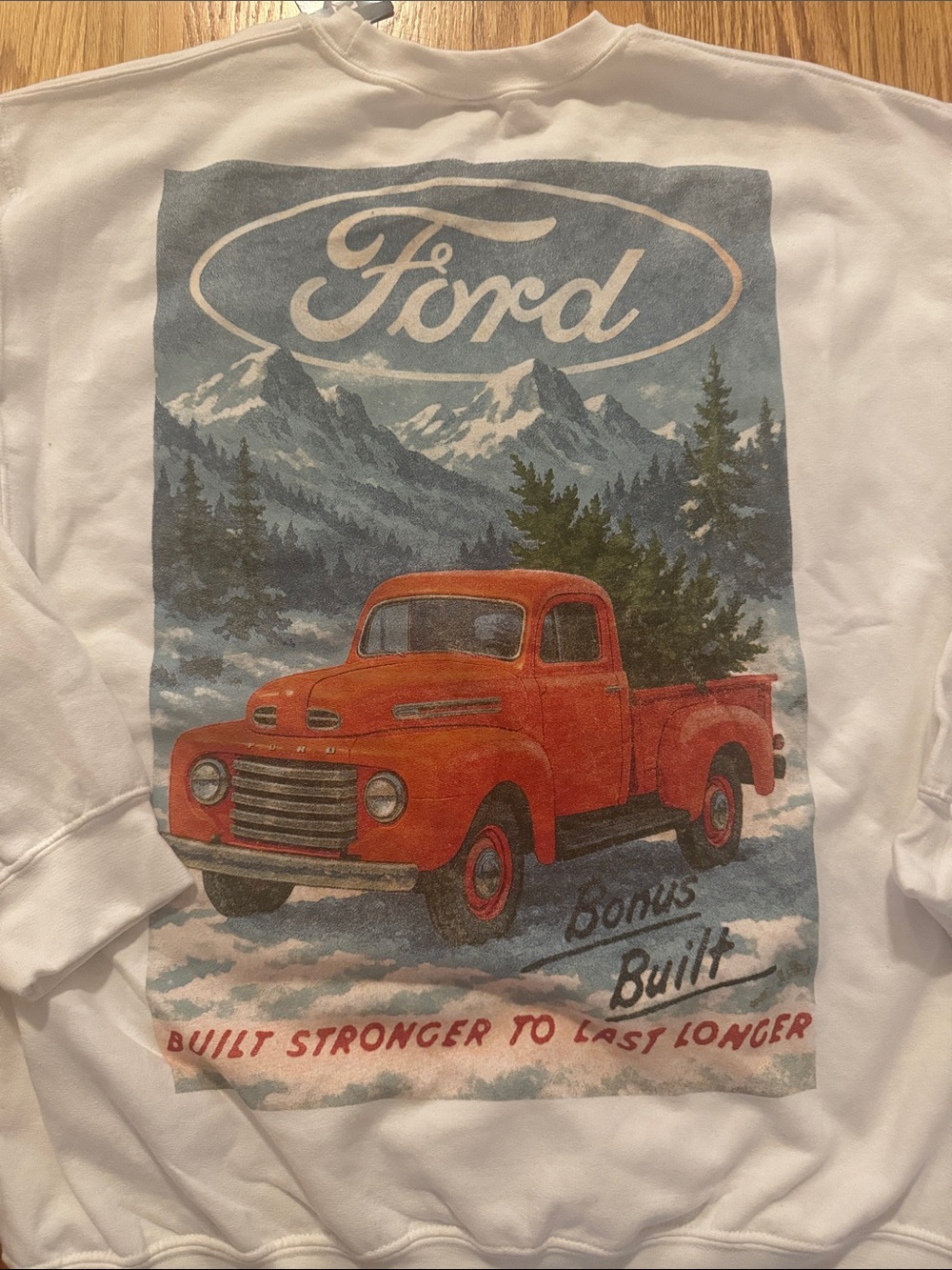 Ford Holiday Truck Sweatshirt - Picture 2 of 5